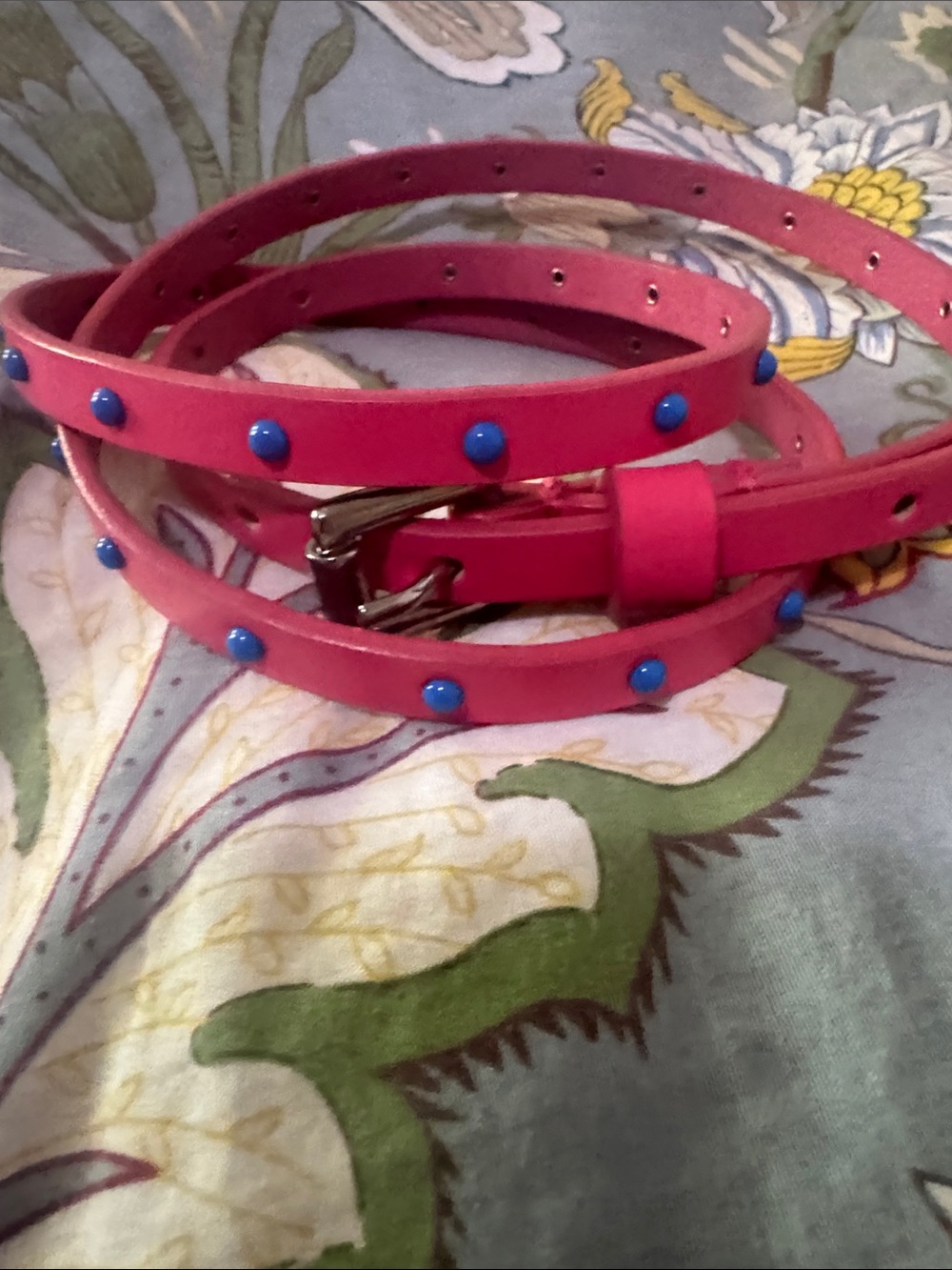 Armani jeans | pink belt 47 inches in total length